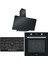 Ankastre Set (Fpj 915 V Bk A Black Davlumbaz Fhng 905 4g Tc He Bk C Black Ocak Fsl 86 H Bk Black Fırın) 1