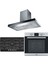 Ankastre Set (Fcr 925 Tc BK/XS/900 Black/inox Davlumbaz Fhng 905 4g Tc Bk C Black Ocak Fsl 86 H Xs Black/inox Fırın) 1