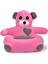 Çocuk Bebek Ayıcık Peluş Koltuğu – Ayıcık Koltuk Pembe Gri 2