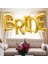 Gold Renkli Bride 76 cm Folyo Balon Seti 2