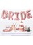 Rose Gold Renkli Bride 100 cm Folyo Balon Seti 1