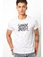 Napalm Death Baskılı Beyaz Erkek Örme Tshirt 1