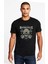 American Costum Vintage California Baskılı Siyah Erkek Örme Tshirt 1