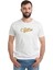The Outer Worlds Logo Baskılı Beyaz Erkek Örme Tshirt 1