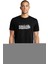 Black Squad Baskılı Siyah Erkek Örme Tshirt 1