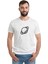 Saturn Computer Icons Planet Clip Art Baskılı Beyaz Erkek Örme Tshirt 1