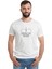 Depeche Mode Baskılı Beyaz Erkek Örme Tshirt 1