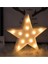 LED Işıklı Beyaz Yıldız Star Masa Duvar Gece Lambası 3