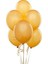 Altın Metalik Düz Renk Sedefli 25 Adet Latex Balon. 1