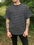Erkek Çizgili Oversize Tshirt 1