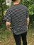 Erkek Çizgili Oversize Tshirt 3