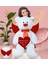 Özgüner Melek Kanatlı Peluş Ayıcık Sevgiliye Mesajıyla 130 cm 1