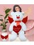 Özgüner Melek Kanatlı Peluş Ayıcık Sevgiliye Mesajıyla 130 cm 1
