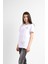 Kadın Sıfır Yaka T-Shirt 3