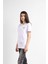 Kadın Sıfır Yaka T-Shirt 4