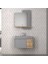 Zen 70 cm Matt Anthracite Olive Banyo Dolabı Mat Antrasit Olive 1