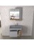 Zen 70 cm Matt Anthracite Olive Banyo Dolabı Mat Antrasit Olive 3