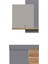 Zen 70 cm Matt Anthracite Olive Banyo Dolabı Mat Antrasit Olive 5