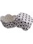 Cupcake Kalıbı Pet Kapsül Dalgalı Kek Kalıbı 65X38 mm - 100 Adet Puantiyeli Beyaz 1