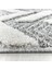 Modern Dekoratif Bukleli kabartmalı 3D Zigzag Gri Oturma odası Salon Halısı Yuvarlak 2