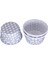 Cupcake Kalıbı Minik Boy 38*30 mm - 100 Adet Puantiyeli Gümüş 1