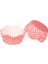Kek Kalıbı Pet Kapsül 65*38 mm Kağıt Cupcake Kağıdı - 100 Adet Puantiyeli Pembe 1