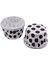 Cupcake Kalıbı Minik Boy 38*30 mm - 100 Adet Puantiyeli Beyaz 1