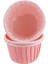 Cupcake Kalıbı Minik Boy Düz Renk 38*30 mm - 100 Adet Pembe 1