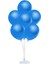 7'li Balon Standı + 7 Adet 12 Inç Metalik Balon Koyu Mavi 1