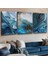 Zevahir 3'lü Kanvas 90 X 60 Cm Movi Renkli Modern Tablo 1