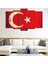 ZEVAHİR MOBİLYA DEKORASYON Zevahir 5 Parça Mdf Türk Bayrağı Tablosu 1
