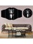 ZEVAHİR MOBİLYA DEKORASYON Zevahir 5 Parça Mdf Maymun Tablo ve Mdf Saat Kombin 1