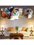 ZEVAHİR MOBİLYA DEKORASYON Zevahir 5 Parça Mdf Evlilik Tablo ve Mdf Saat Kombin 1