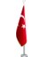 Krom Direkli Türk Saçaklı Makam Bayrağı 1