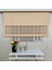Volper LZR305 Lazer Kesim Stor Perde Açık Kahverengi 90X260 1