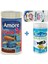 Cichlid Red 1000ML + Bluefeel Green 250ML + Lotus Spirulina Garlic 100ML Kutu 1