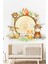 Kütükte Sevimli Hayvanlar Çocuk Bebek Odası Duvar STICKER(85X100CM) 1