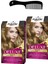 Deluxe Saç Boyası 7-65 Altın Parıltılı Toffee x 2 Adet + Saç Açıcı Tarak 1