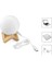 Şarzlı 3D Ay Lamba Dokunmatik 16 Renk Değiştirir Stand Hediyeli Moon Lamp 4