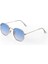 Altıgen Degrade Unisex Güneş Gözüğü (Mavi Şeffaf) 1