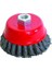 Çanak Fırça Burgulu 65MM 1