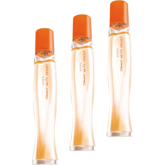 Avon Summer White Sunset Kadın Parfüm Edt 50 Ml. Üçlü Set