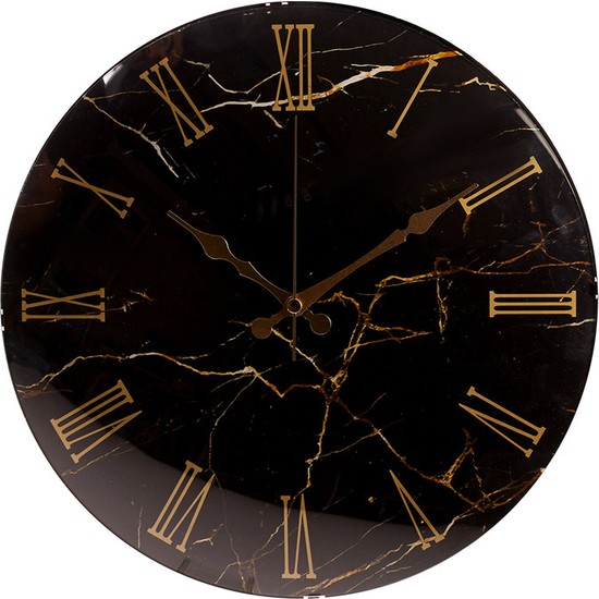Karaca Home Black Marble Bombe Camlı Duvar Saati Fiyatı Karaca Home Black Marble Bombe Camlı Duvar Saati Fiyatı