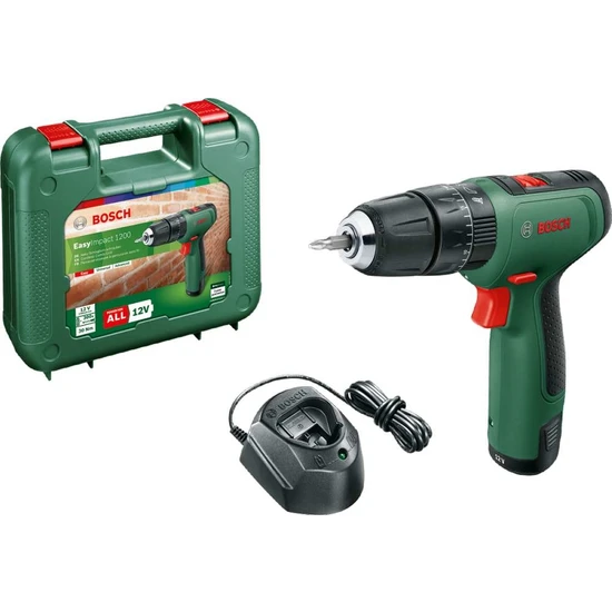 Bosch Easyımpact  Akülü Vidalama Matkap 1200 1,5 Ah Tek Akü