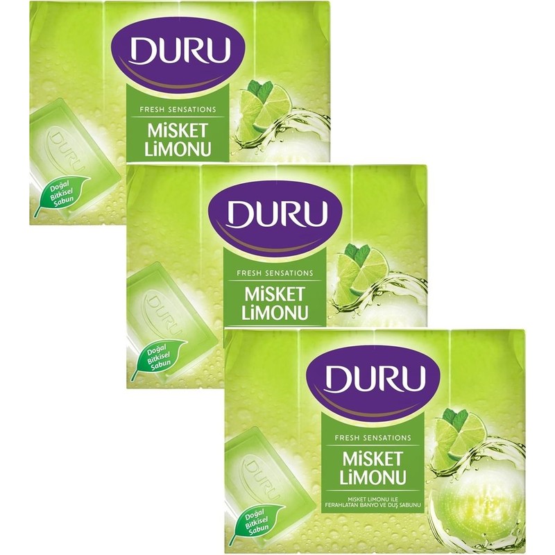 Duru Fresh Sensations Misket Limonu Duş Sabunu 3x600 Gr