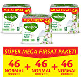 Molped Pure&soft Hijyenik Ped Normal Süper Mega Paket 138 Adet