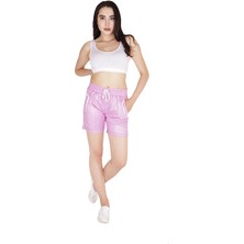 Fore Sport Fore SportFore Sport Kadın Mor Şeritli Fileto Cep Ayrıntılı Şort