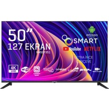 Nordmende NM50F351 50"  127 Ekran Uydu Alıcılı 4K Ultra HD Smart LED TV  (Çerçevesiz)