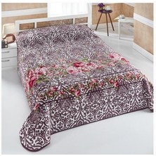 Merinos Sarar Battaniye Çift Kişilik Süper 4kg Lal Mürdüm