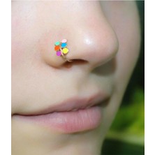 Papatya Silver 925 Ayar Gümüş Mix Canlı Altı Yuvarlak Hızma